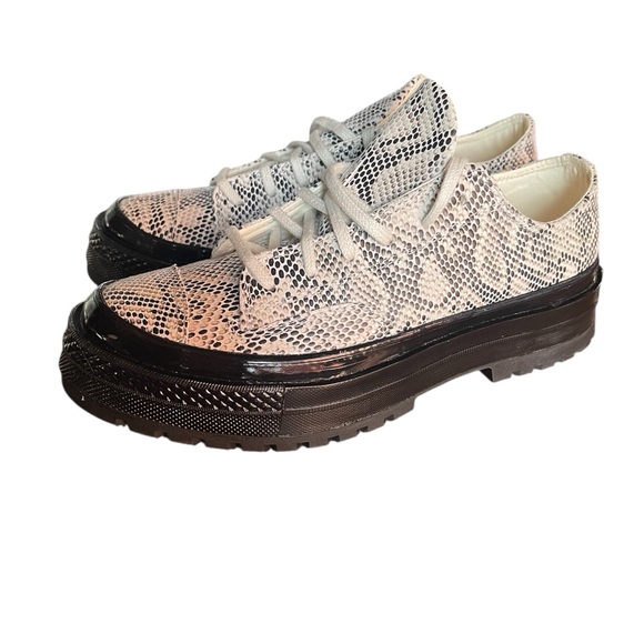 Converse Chuck 70 Formal Suede Snake Print sneaker lug sole unisex M5 W7 new - Picture 6 of 11